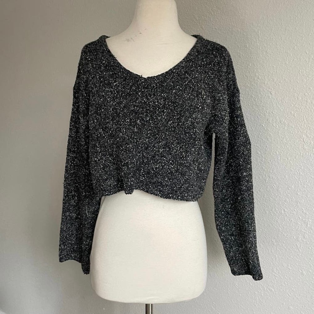 90’s vintage knit cropped sweater
